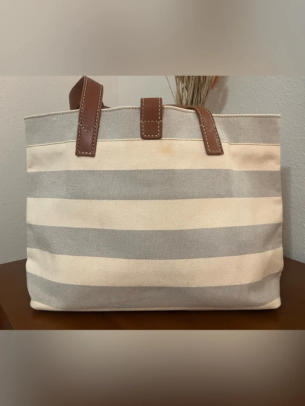Fossil striped canvas